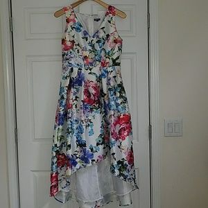 Dress..flowered high low sexy dress